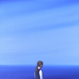 豊田 泰弘 油彩画『水平線』