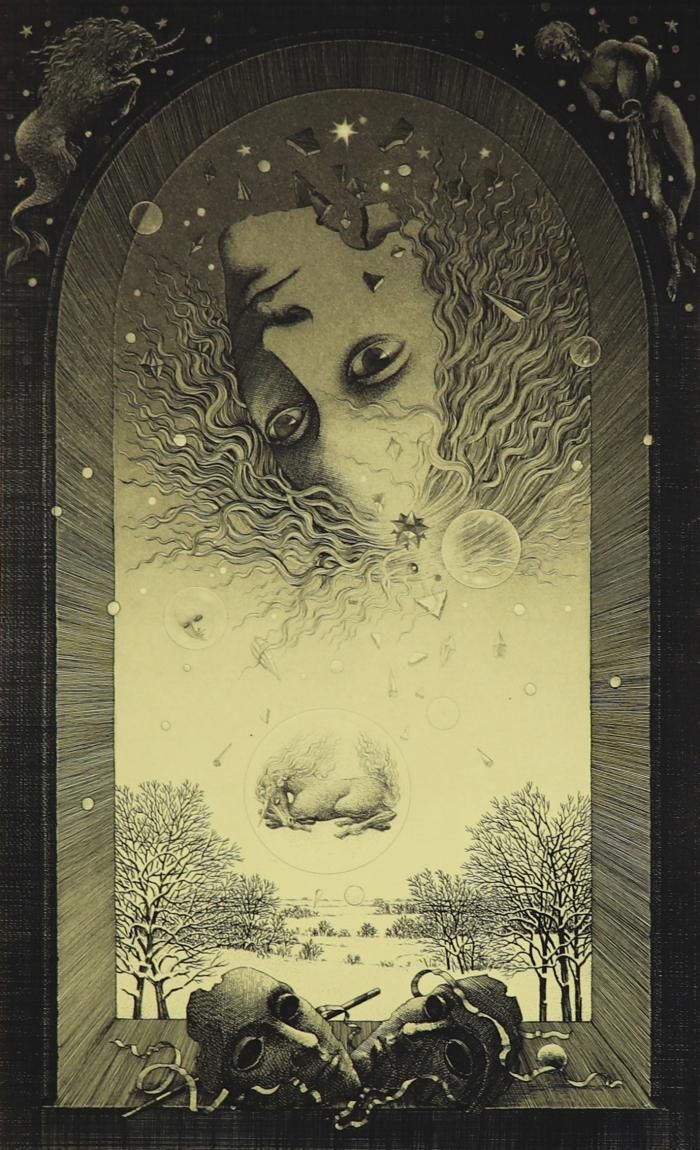 坂東壯一 銅版画『四季・冬』＊シート - y art gallery
