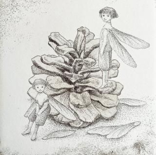 多賀 新 銅版画 魚シリーズ No.4「座礁」＊シート - y art gallery