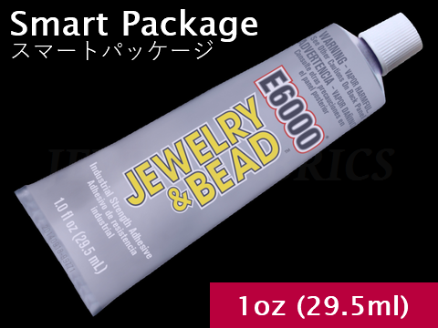 E6000 装飾品専用強力ボンド (接着剤) 1oz〔29.5mL〕 - ジュエル
