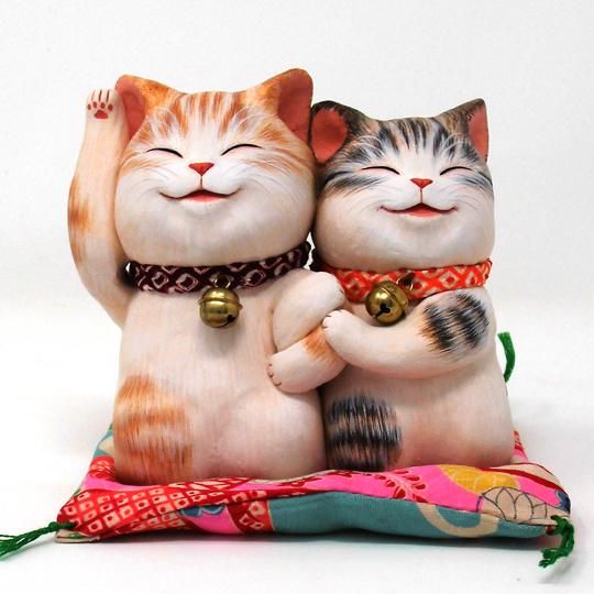 受注制作 もりわじん作品 一緒 11cm - ねこの大五郎 受注制作 もりわじん作品 一緒 11cm - ねこの大五郎