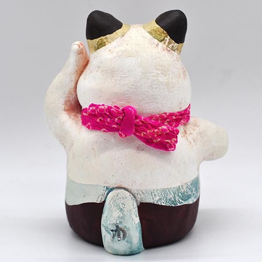 在庫あり! もりわじん作品 「天才猫」 招福猫 開運 店舗展示中 在庫あり! もりわじん作品 「天才猫」 招福猫 開運 店舗展示中