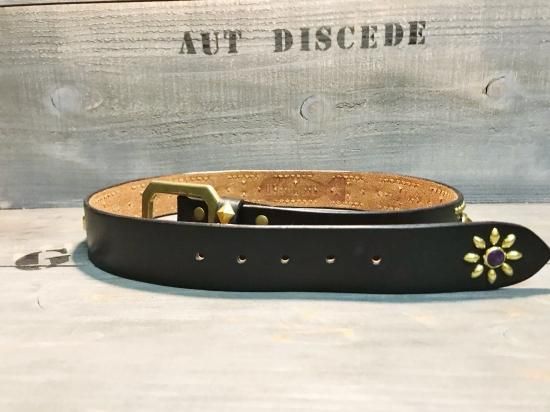 スタッズベルト カスタムオーダー品 - DIABOLIC -Leather&Silver- スタッズベルト カスタムオーダー品 - DIABOLIC -Leather&Silver-