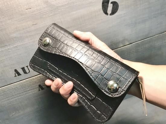 トラッカーウォレット/サドルレザー/クロコダイル(型押し) トラッカーウォレット/サドルレザー/クロコダイル(型押し)