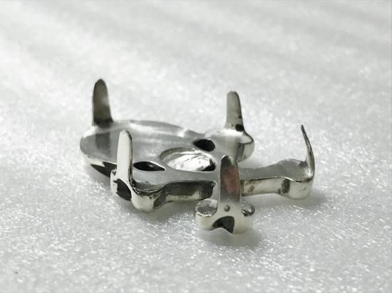 スカル/クロスボーン/カスタムパーツ/SILVER