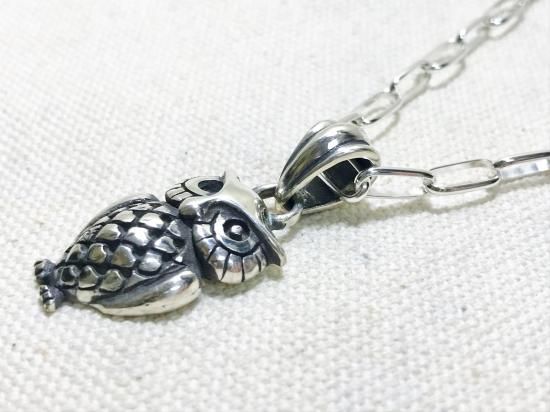 ペンダントトップ/フクロウ/梟/ネックレス/シルバーアクセサリー ペンダントトップ/フクロウ/梟/ネックレス/シルバーアクセサリー