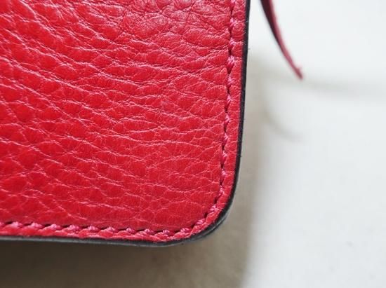 トラッカーウォレット/ダブルショルダーレザー/革財布/手縫い トラッカーウォレット/ダブルショルダーレザー/革財布/手縫い