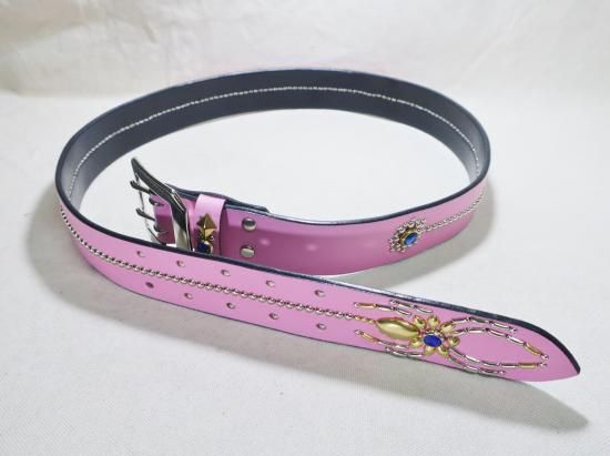 スタッズベルト/サドルレザー/スパイダー(40mm)