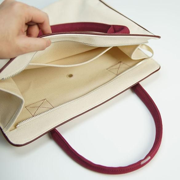ARLE - TOTEBAG[30TH ANNIVERSARY MODEL]（ワイン） - WORK-SHOP