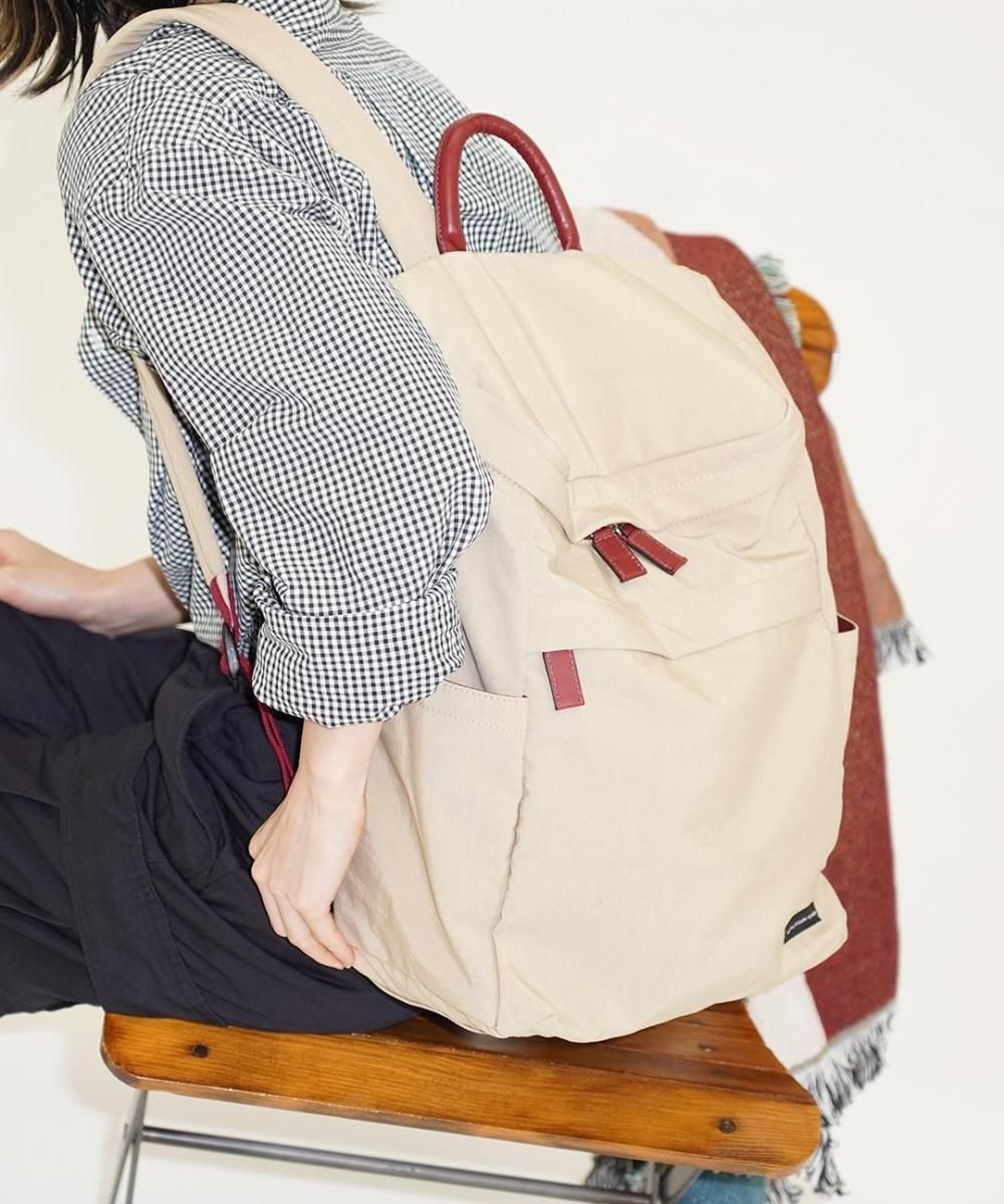 Square - RUCKSACK（ベージュ） - WORK-SHOP YUSHI（遊糸）