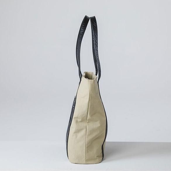 EVER - TOTE BAG(ベージュ×ブラック) - WORK-SHOP YUSHI(遊糸) EVER - TOTE BAG(ベージュ×ブラック) - WORK-SHOP YUSHI(遊糸)