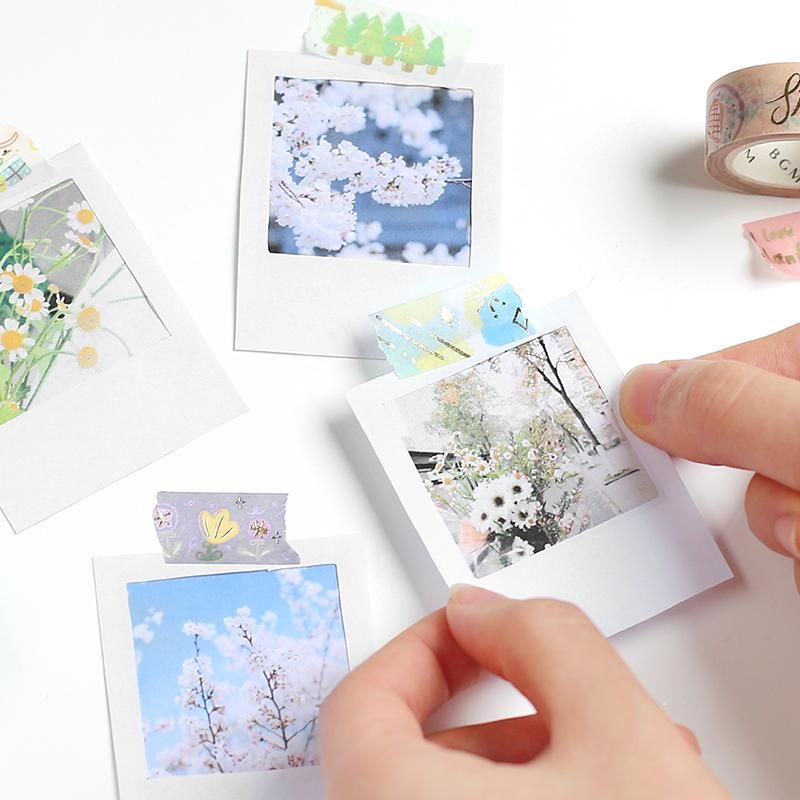 マスキングテープ“箔押し”「 野の花 」 15mm*5m - BGM ONLINE SHOP