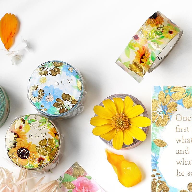 マスキングテープ スペシャル【フラワーメロディー・アメリカンブルー