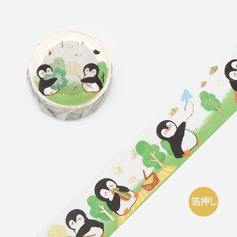 マスキングテープ SP“ペンギン村” ピクニック 20mm*5m - BGM