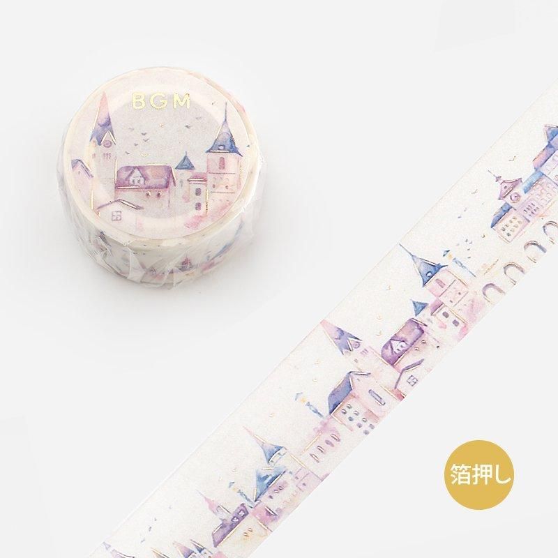 格安SALEスタート！ マスキングテープ【スペシャル 水彩の町・ヨーロッパの街】20mm テープ・マスキングテープ