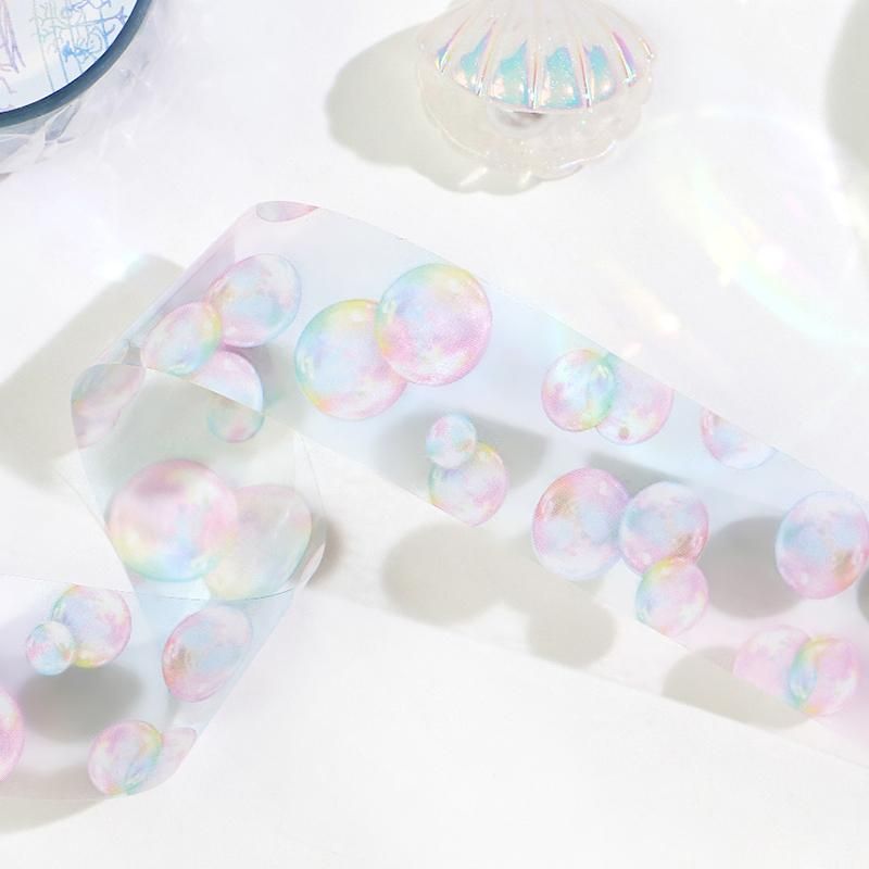 海外マスキングテープ巻売り 彩虹泡泡 しゃぼんだま マスキング