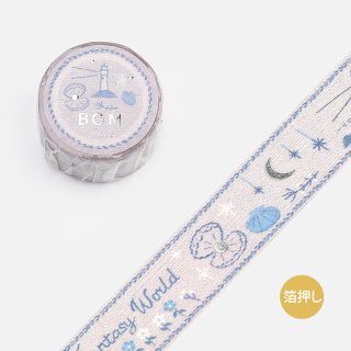 マスキングテープ【スペシャル　刺繍リボン・幻想世界】20mm＊5ｍ