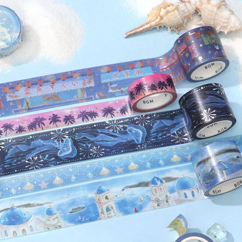 マスキングテープ【2023 夏限定”深海の花火 ”】30mm*5m - BGM マスキングテープ【2023 夏限定”深海の花火 ”】30mm*5m - BGM