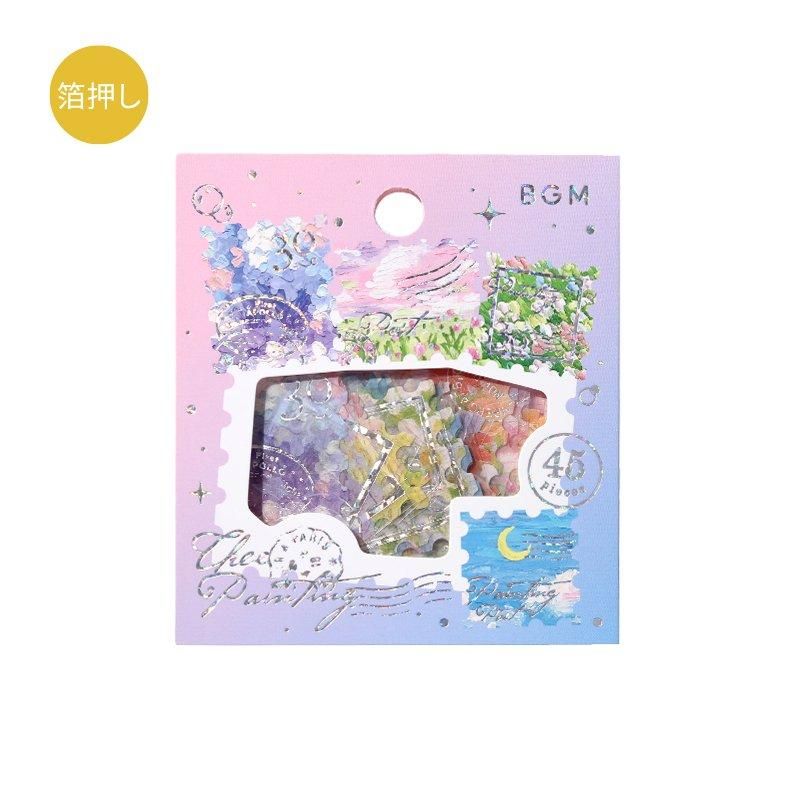フレークシール】箔押し 郵便局 - BGM ONLINE SHOP