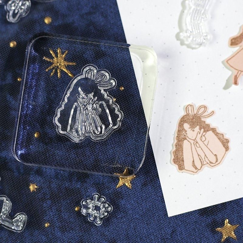 クリアスタンプ】空飛ぶ少女 - BGM ONLINE SHOP