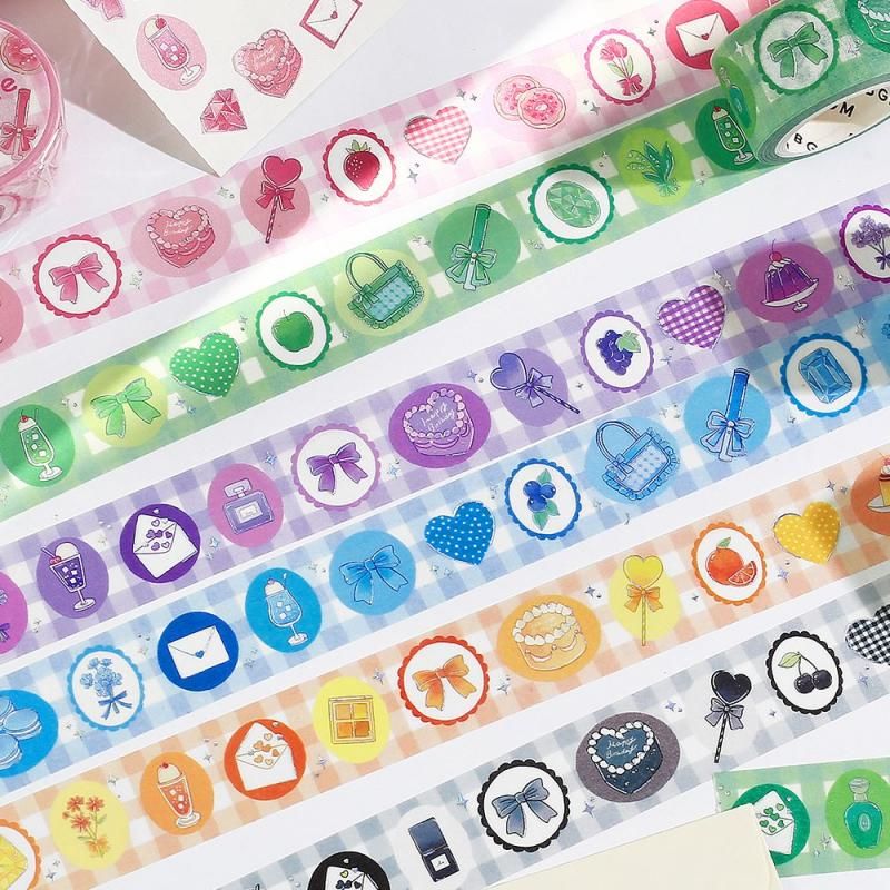 マスキングテープ】 箔押し 推し色ライフ - BGM ONLINE SHOP