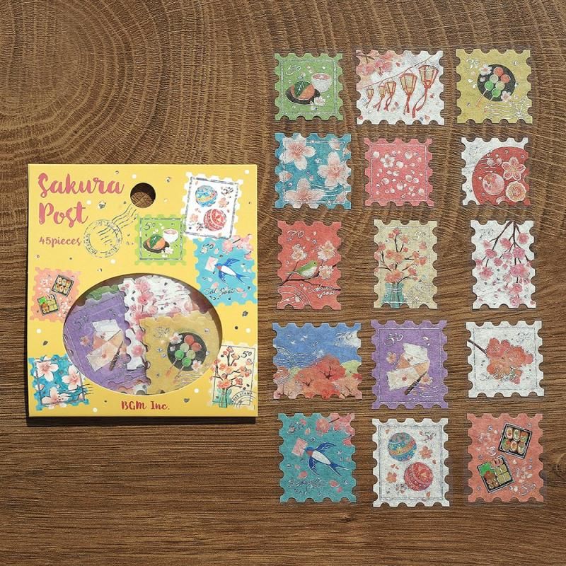 フレークシール】2025年桜限定 郵便局・桜の報せ - BGM ONLINE SHOP