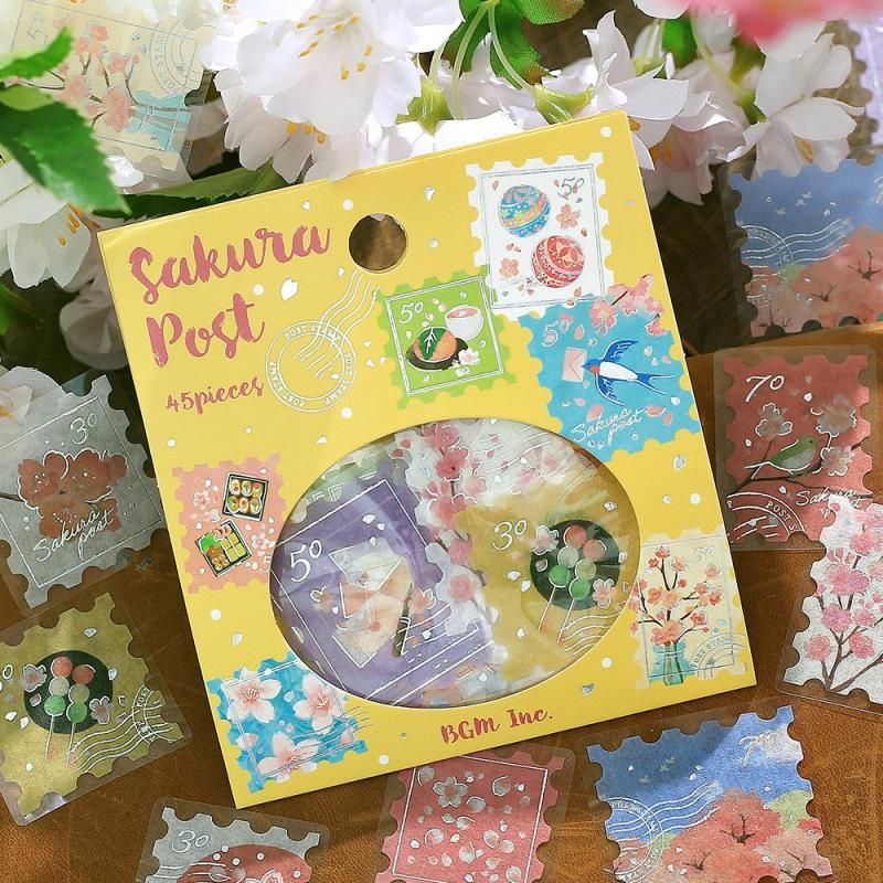 フレークシール】2025年桜限定 郵便局・桜の報せ - BGM ONLINE SHOP