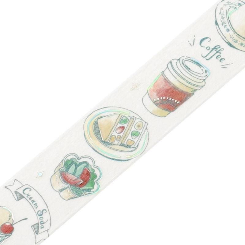 セット商品※【マスキングテープ】 箔押し 「旅と、カフェと