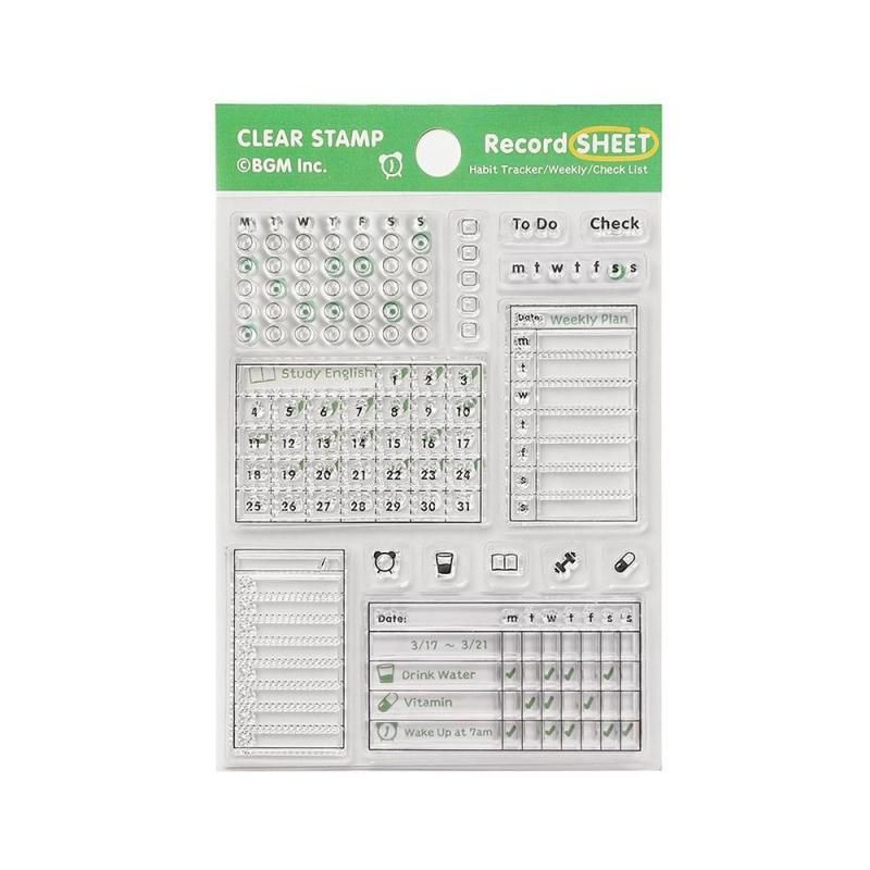 クリアスタンプ】2025.5 全8種類 - BGM ONLINE SHOP