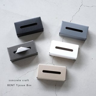 concrete craft  BENT TISSUE BOX