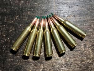 空薬莢：ライフル：308：7mm：インテリア：使用済み：ダミー