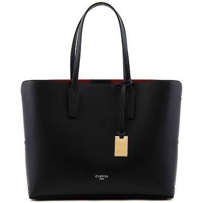 公式サイト TOTE LEATHER BAG ブラック / レザートートバッグ / バッグ