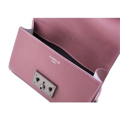 送関税込☆CAMELIA ROMA☆サフィアーノレザークロスボディバッグ SAFFIANO LEATHER CROSSBODY BAG / サフィアーノレザークロス