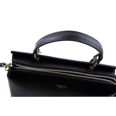 【CAMELIA ROMA】グレインレザーハンドバッグ 送料無料 Amazon | カメリアローマ CAMELIAROMA ハンドバッグ ショルダー