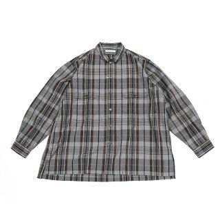 <img class='new_mark_img1' src='https://img.shop-pro.jp/img/new/icons3.gif' style='border:none;display:inline;margin:0px;padding:0px;width:auto;' />W POCKET SHIRTS-INDIA MADRAS(BROWN)