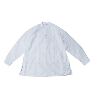 <img class='new_mark_img1' src='https://img.shop-pro.jp/img/new/icons3.gif' style='border:none;display:inline;margin:0px;padding:0px;width:auto;' />FAKE PULLOVER  SHIRTS-OXFORD STRIPE(BLUE)