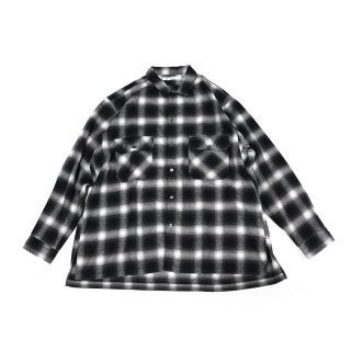 <img class='new_mark_img1' src='https://img.shop-pro.jp/img/new/icons3.gif' style='border:none;display:inline;margin:0px;padding:0px;width:auto;' />W POCKET SHIRTS-OMBRE CHECK(WHITE)