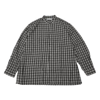 <img class='new_mark_img1' src='https://img.shop-pro.jp/img/new/icons3.gif' style='border:none;display:inline;margin:0px;padding:0px;width:auto;' />FAKE PULLOVER  SHIRT-BLACK CHECK