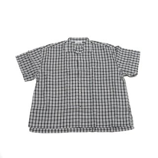<img class='new_mark_img1' src='https://img.shop-pro.jp/img/new/icons3.gif' style='border:none;display:inline;margin:0px;padding:0px;width:auto;' />OPEN COLLAR SHIRT-BLACK CHECK