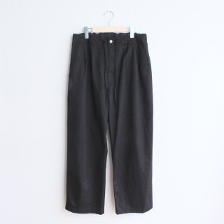 <img class='new_mark_img1' src='https://img.shop-pro.jp/img/new/icons3.gif' style='border:none;display:inline;margin:0px;padding:0px;width:auto;' />BAGS EASY  PANTS-COTTON LINEN TWILL BLACK