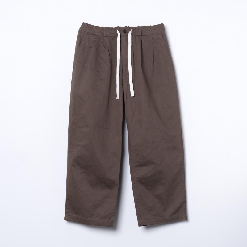 BAGS EASY PANTS-VINTAGE CHINO(BROWN) - CATTA オンラインストア