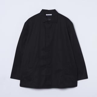 PARACHUTE BUTTON SHIRT COVERALL-VENTILE(BLACK)