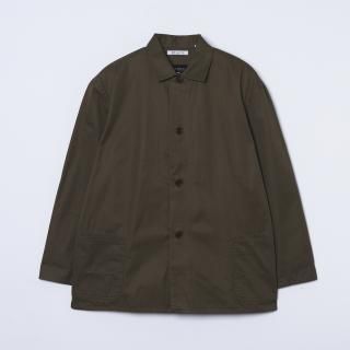 PARACHUTE BUTTON SHIRT COVERALL-VENTILE(BROWN)