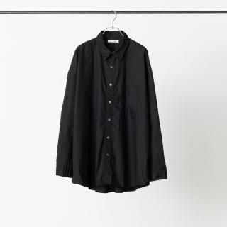 <img class='new_mark_img1' src='https://img.shop-pro.jp/img/new/icons3.gif' style='border:none;display:inline;margin:0px;padding:0px;width:auto;' />REGULAR WIDE SHIRT-BROAD(BLACK)