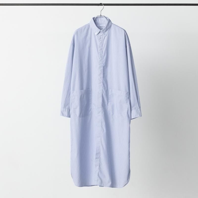 B/D LONG SHIRT-SUPIMA STRIPE - CATTA オンラインストア
