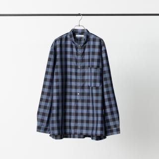 <img class='new_mark_img1' src='https://img.shop-pro.jp/img/new/icons3.gif' style='border:none;display:inline;margin:0px;padding:0px;width:auto;' />FAKE PULLOVER  SHIRT-BLOCK CHECK(NAVY)