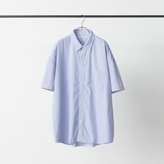 <img class='new_mark_img1' src='https://img.shop-pro.jp/img/new/icons3.gif' style='border:none;display:inline;margin:0px;padding:0px;width:auto;' />REGULAR WIDE S/S SHIRT-SUPIMA STRIPE(BLUE)
