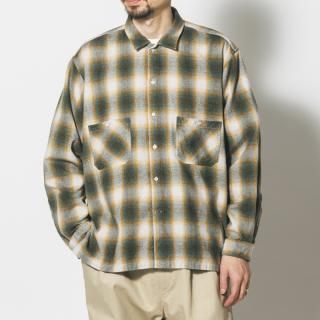 <img class='new_mark_img1' src='https://img.shop-pro.jp/img/new/icons3.gif' style='border:none;display:inline;margin:0px;padding:0px;width:auto;' />W POCKET SHIRT-OMBRE CHECK(GREEN)