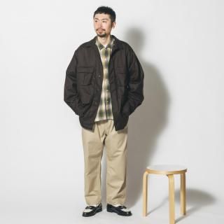 <img class='new_mark_img1' src='https://img.shop-pro.jp/img/new/icons3.gif' style='border:none;display:inline;margin:0px;padding:0px;width:auto;' />BDU SHIRT JACKET-WASHABLE WOOL(BROWN)