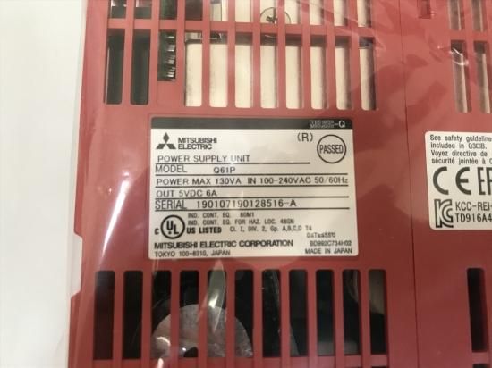 三菱FA PLC電源ユニット Q61P Q61P-D シーケンサ MELSEC-Qシリーズ 電源ユニット 三菱電機